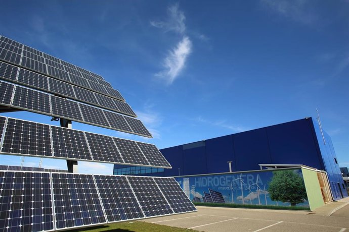 Instalaciones de la Fundación del Hidrógeno en Walqa.