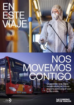 Imagen promoción campaña transporte público