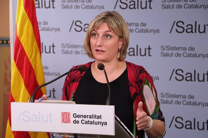La consellera de Salut de la Generalitat, Alba Vergés