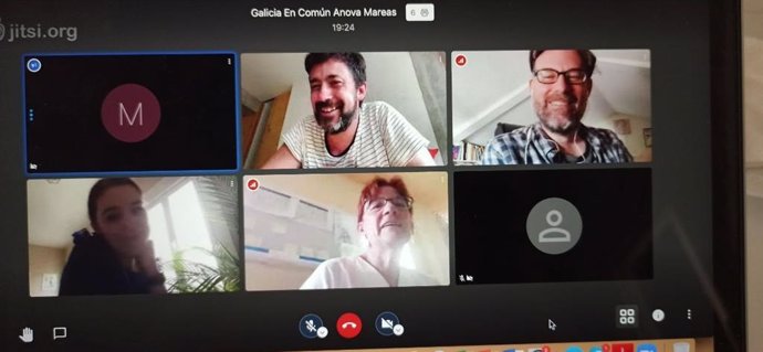 Reunión telemática Antón Gómez Reino, Martiño Noriega y Eva Solla con Asociación en Defensa da Sanidade Pública