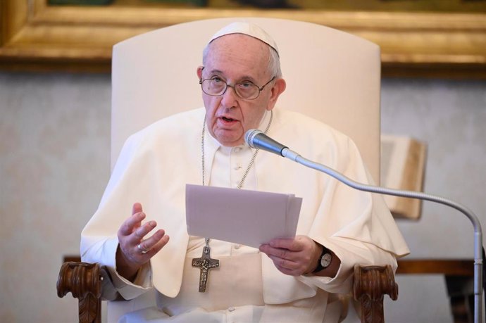 El Papa durante la audiencia general