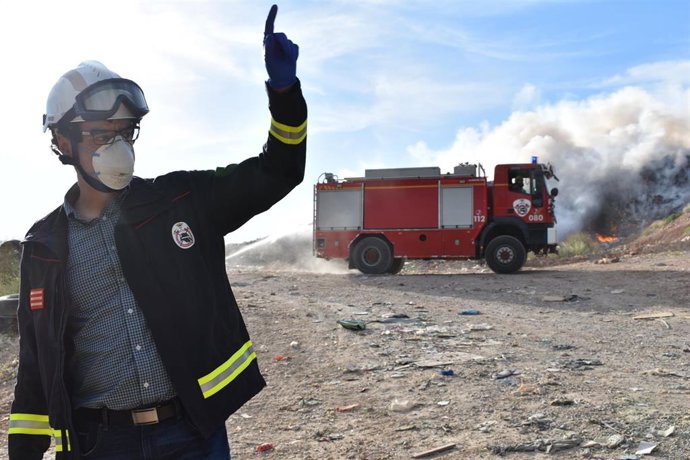 Incendio Centro Residuos Albaceye