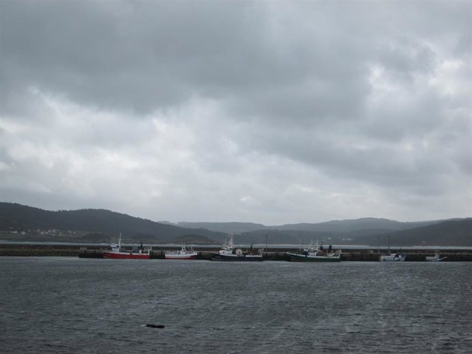 Flota, barcos, amarrada, amarrados, temporal, puerto, buques, marineros, pescadores, pesca