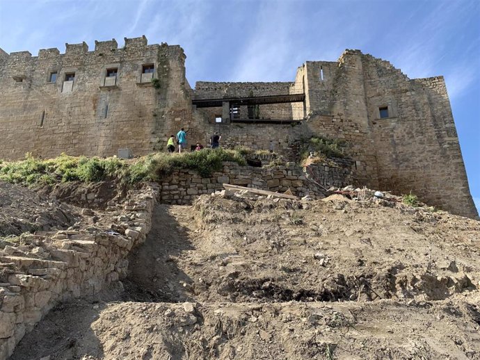 El monumento histórico del Castell de Ciutadilla (Lleida).