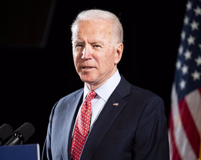 El candidato preliminar a la Casa Blanca, Joe Biden 