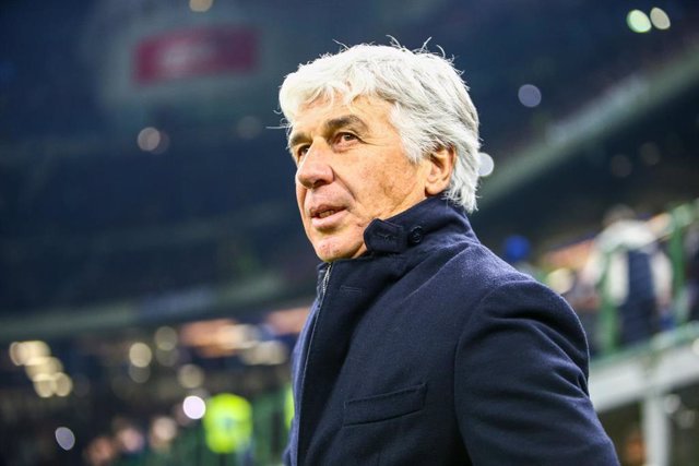 El entrenador del Atalanta, Gian Piero Gasperini
