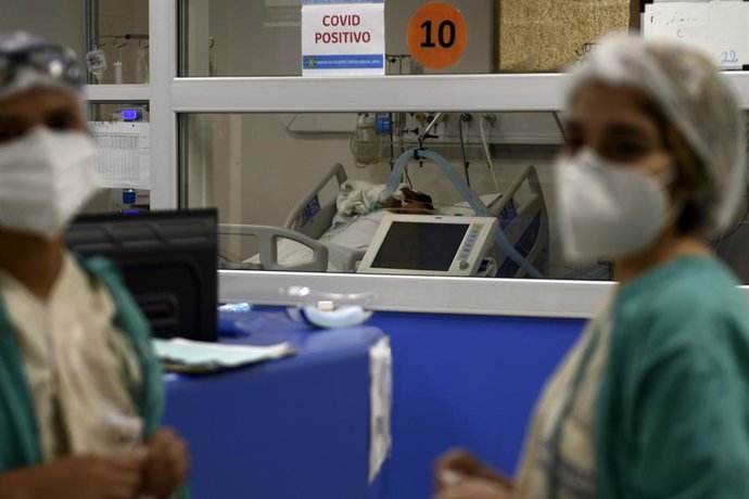 Paciente hospitalizado por coronavirus en Iquique, Chile