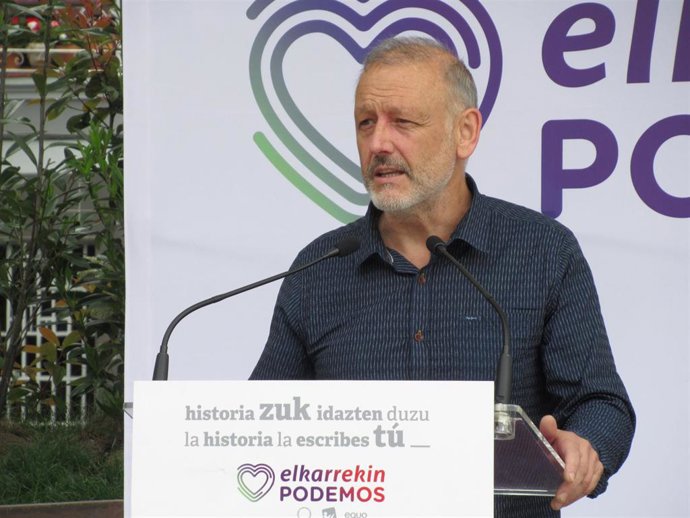 Roberto Uriarte en un acto de la pasada campaña electoral.