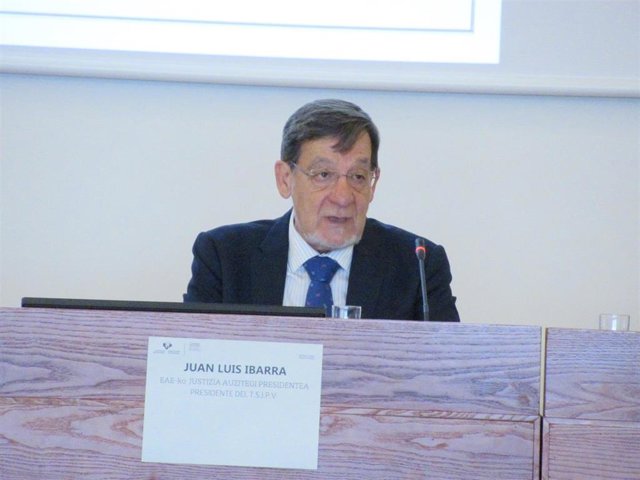 Juan Luis Ibarra, presidente del TSJPV