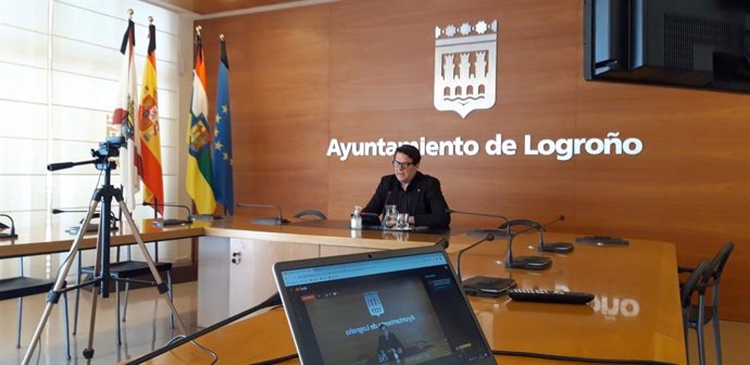 El portavoz del Equipo de Gobierno ha anunciado la presención, en pleno, de la adhesión de Logroño a varias redes europeas