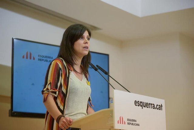 La secretaria general adjunta y portavoz de ERC, Marta Vilalta.