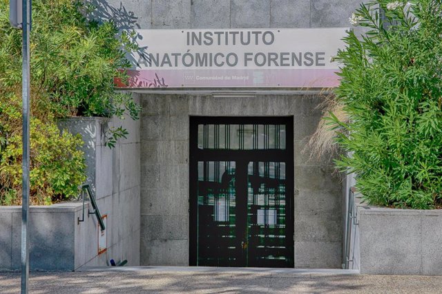 Fachada del Instituto Anatómico Forense de Madrid donde se están realizando todas las pruebas clínicas que concluirán el informe de la autopsia de Blanca Fernández Ochoa.