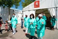 La participación en los test de Torrejón está siendo "altísima" y podría llegar a realizarse a 100.000 personas