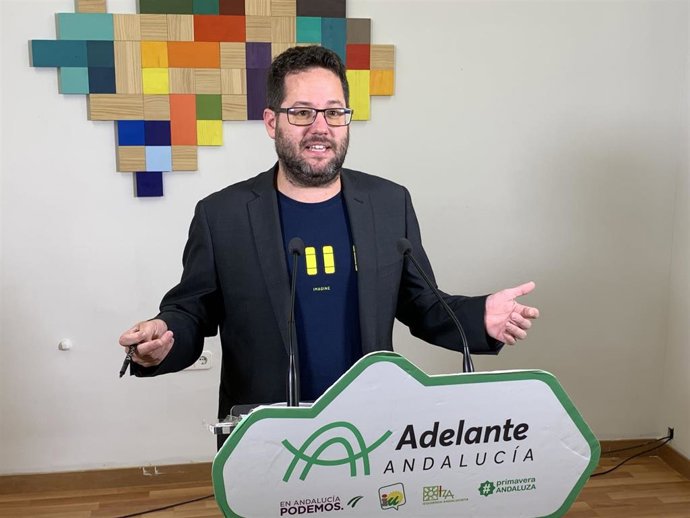 El portavoz adjunto del grupo parlamentario Adelante Andalucía, José Ignacio García.