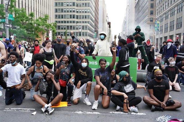 Manifestación por la muerte de George Floyd en Nueva York