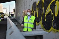 Madrid limpiará durante dos meses los grafitis de los muros y paredes que rodean la M30 y se plantará vegetación