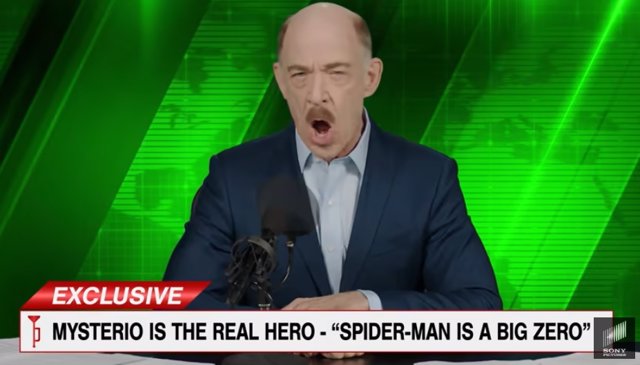 J.K. Simmons en Spider-Man: Lejos de casa