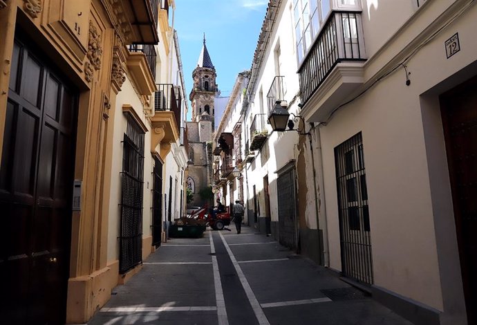 Una calle de Jerez de la Frontera.