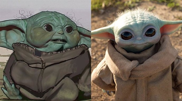 Baby Yoda iba ser mucho menos adorable en The Mandalorian