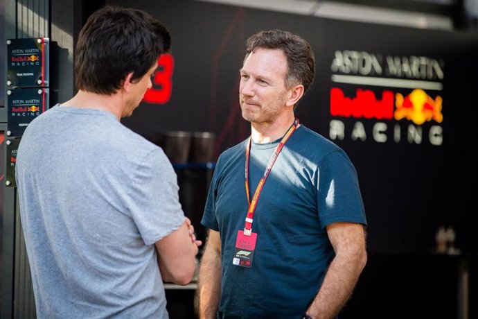 Toto Wolff (Mercedes) y Christian Horner (Red Bull)