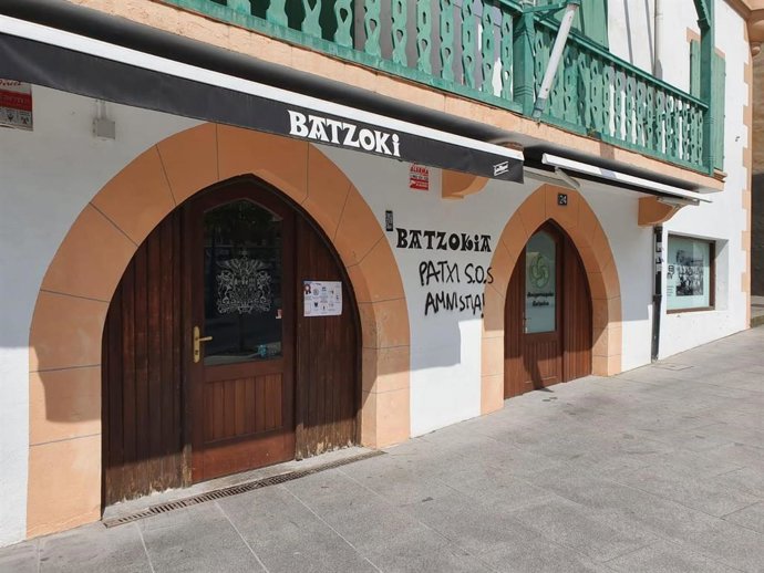 Ataque al batzoki de Arrigorriaga (Bizkaia)