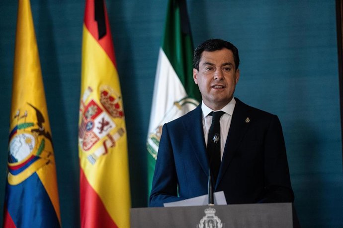El presidente de la Junta de Andalucía, Juanma Moreno, en una foto de archivo.