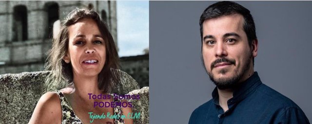 Candidatos a liderar Podemos en Castilla-La Mancha, Helena Galán y José Luis García Gascón