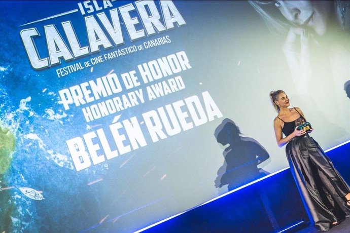 La actriz Belén Rueda recogió en 2019 uno de los Premios de Honor del Festival Isla Calavera
