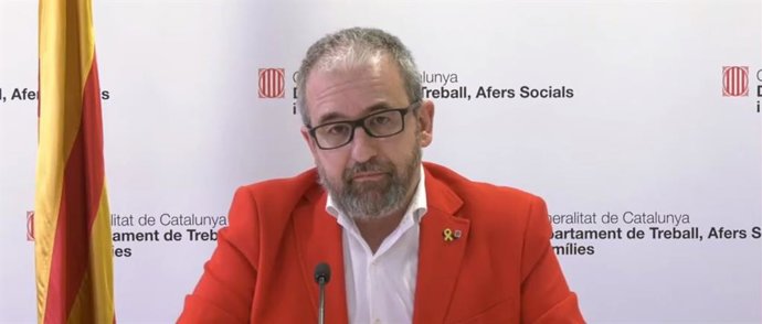 El secretario general de Trabajo, Asuntos Sociales y Familias de la Generalitat, Josep Ginesta.