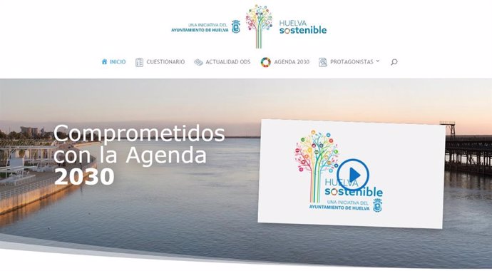 Portal web del Ayuntamiento de Huelva para la Agenda 2030. 