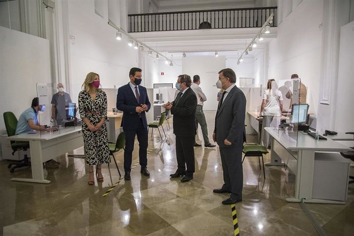 Oficinas habilitadas en Gran Capitán tras la crisis sanitaria del coronavirus