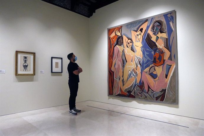 Presentación de la nueva exposición permanente del Museo Picasso "Diálogos con Picasso" 2020-2023. Málaga 02 de junio del 2020