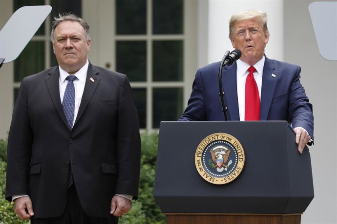Mike Pompeo y Donald Trump