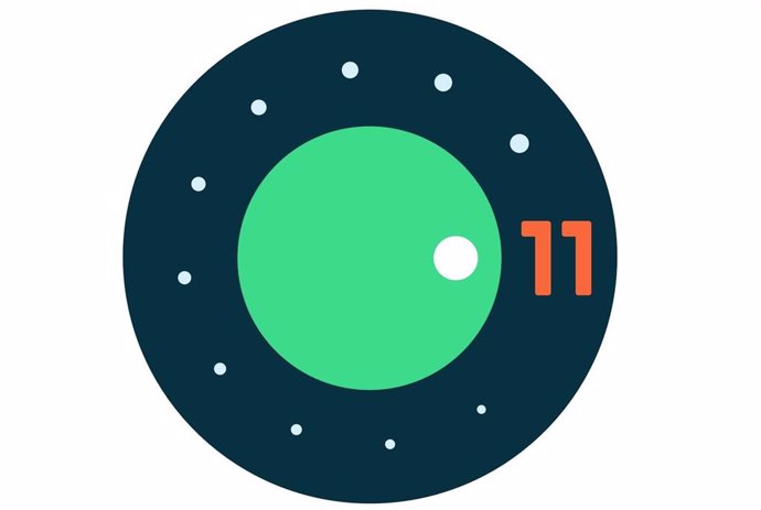 Logo de Android 11.