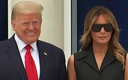 Donald Trump y Melania Trump, imposible poder sonreír oculta su rostro con gafas de sol