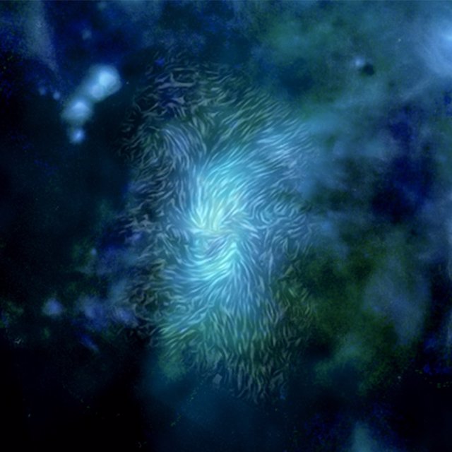 Imagen compuesta de la región central de nuestra galaxia, conocida como Sagitario A