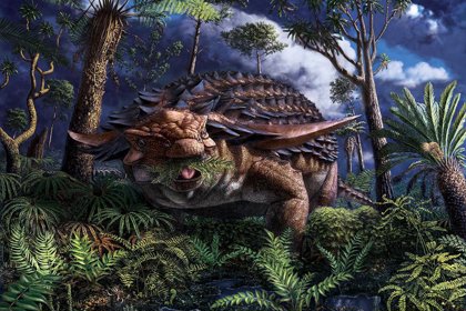 Hojas de helecho, el último banquete de un gran dinosaurio Hojas de helecho, el último banquete de un gran dinosaurio