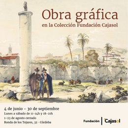 Cartel de la muestra 'Obra Gráfica en la Colección Fundación Cajasol'.
