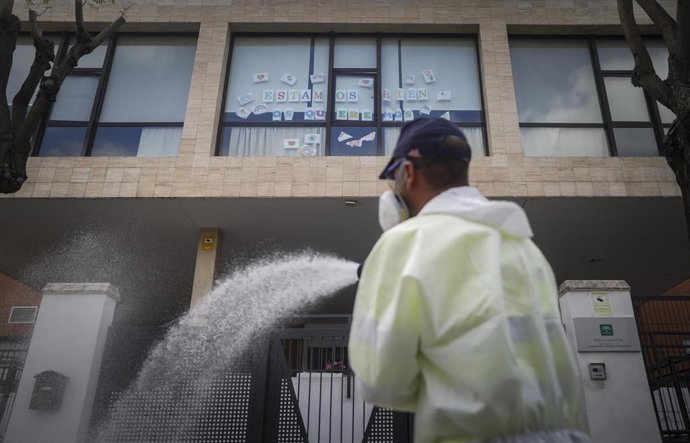 Centro de personas mayores Joaquín Rosillo de San Juan de Aznalfarache, gravemente afectado por la pandemia