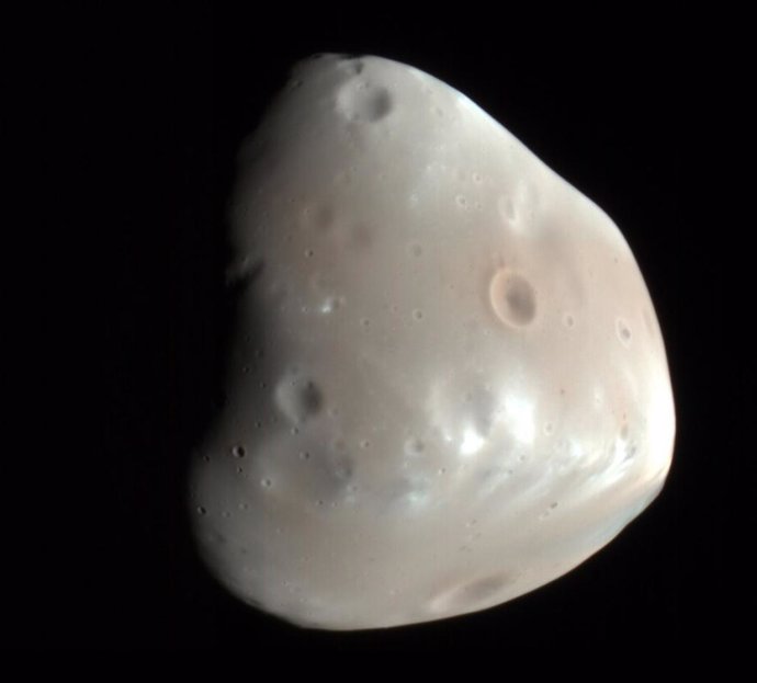 La luna Deimos, señal de que Marte tuvo un anillo prominente