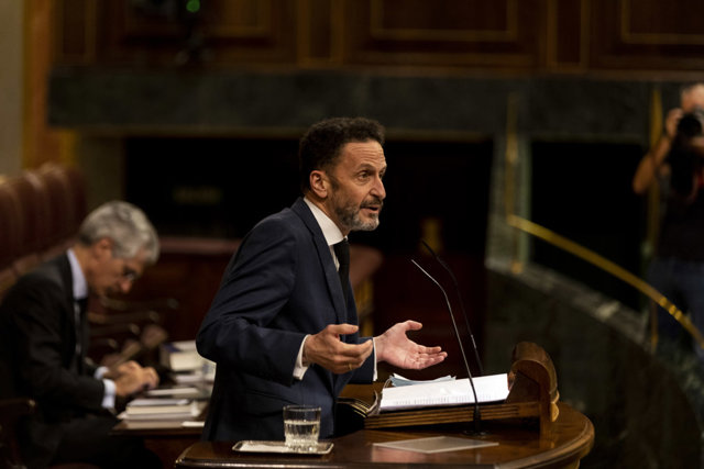El portavoz de Ciudadanos, Edmundo Bal, interviene durante la sesión del Parlamento en la que se ejerce el control al Gobierno y se trata la sexta prórroga del estado de alarma por la crisis del Covid-19. En Madrid, (España), a 3 de junio de 2020.