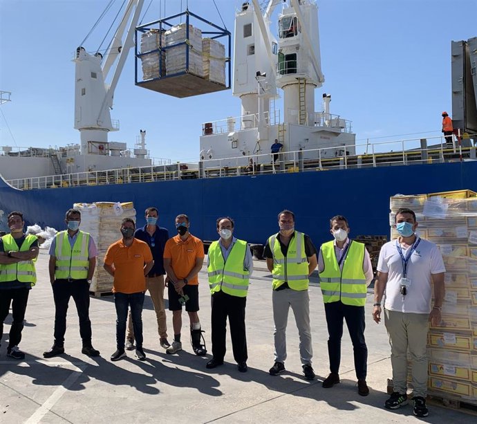 Puerto De Algeciras. Operativa De Exportación De 1.600 Toneladas De Carne Congelada Paletizada