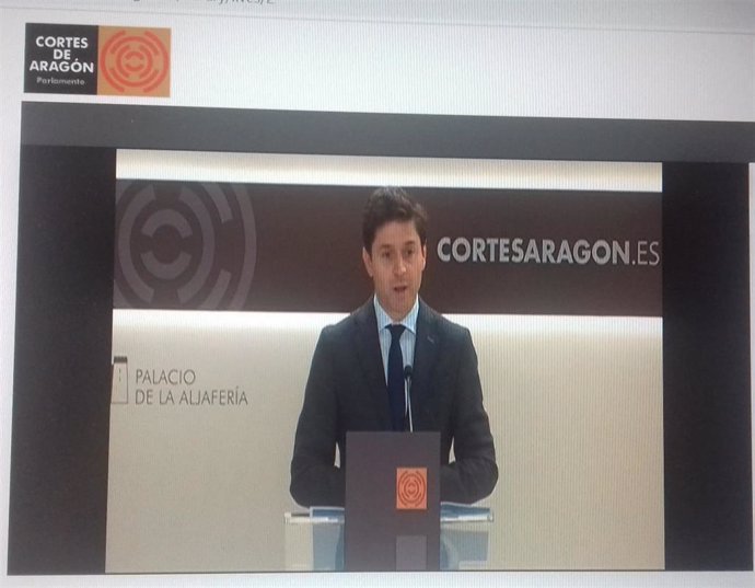 El diputado del PP en las Cortes de Aragón, Sebastián Contín.