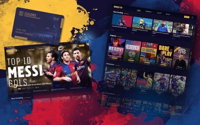 Lanzamiento de la plataforma de contenido digital 'Bara TV+', del FC Barcelona