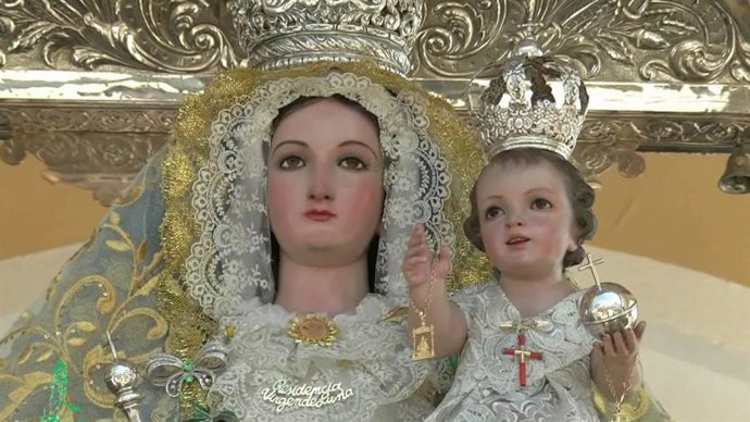 Imagen de la Virgen de Luna, patrona de Villanueva de Córdoba y Pozoblanco.