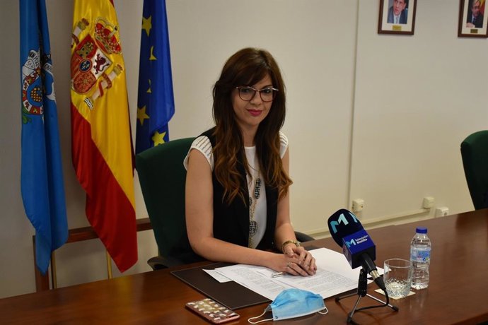 La delegada del Gobierno en Melilla, Sabrina Moh, en rueda de prensa