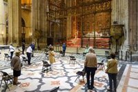 Funeral en la Catedral de Sevilla en memoria de los fallecidos por la pandemia de Covid-19