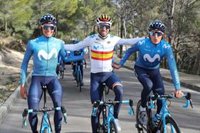 Valverde: "Con la preparación del Tour, el Mundial se nos pone muy bien"