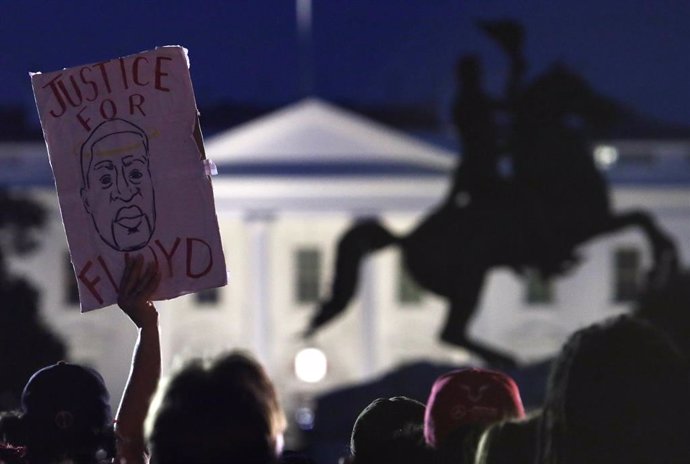 Manifestació per la mort de George Floyd davant la Casa Blanca