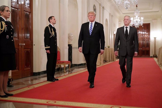 Donald Trump y James Mattis